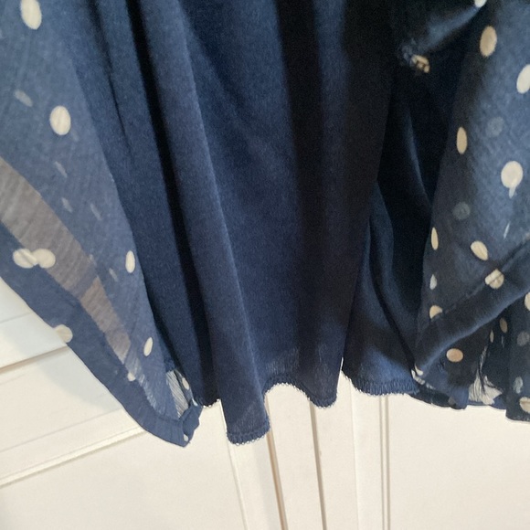 TRIXXI ROMPER WOMEN SIZE M NAVY  POLK DOT NEW - Picture 8 of 16